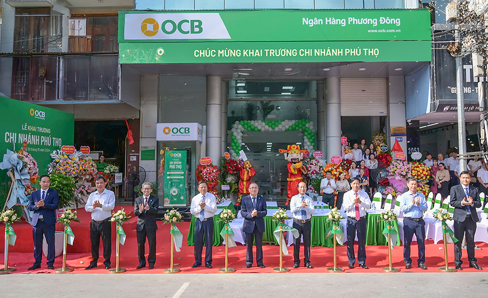 Ngân hàng OCB khai trương chi nhánh đầu tiên tại Phú Thọ