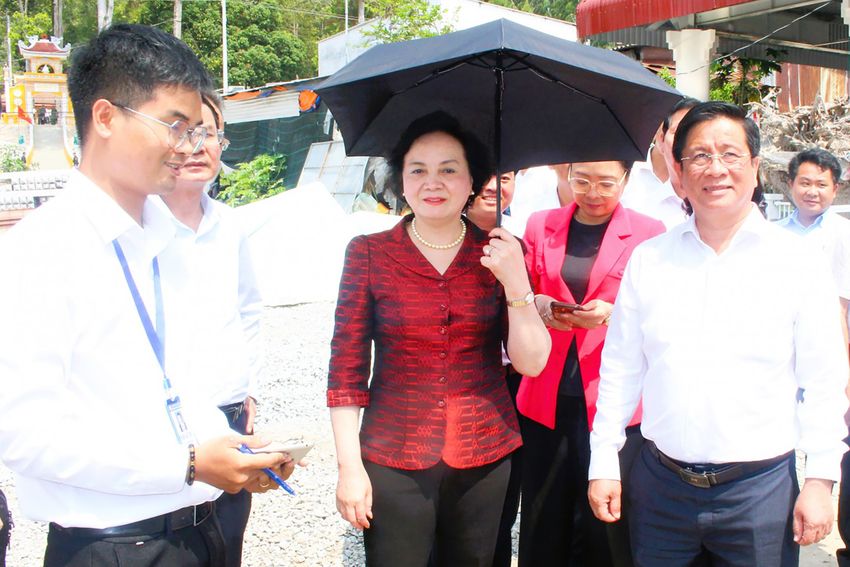 Phó Thủ tướng Chính phủ Phạm Thị Thanh Trà khảo sát Di tích quốc gia đặc biệt Óc Eo - Ba Thê