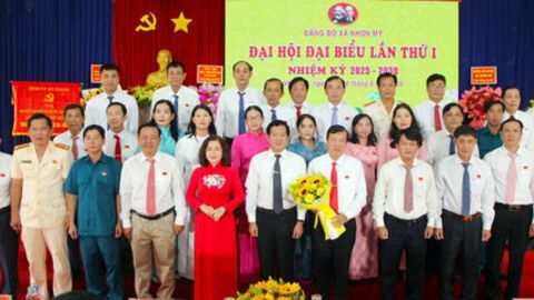 Đại hội đại biểu Đảng bộ xã Nhơn Mỹ nhiệm kỳ 2025 - 2030