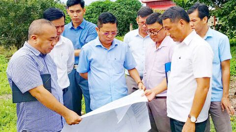 Sở Công Thương khảo sát quy hoạch các cụm công nghiệp tại xã Vĩnh Thạnh Trung