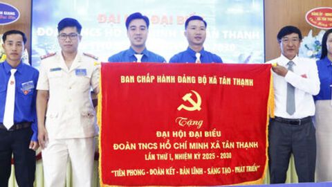 Đại hội đại biểu Đoàn Thanh niên Cộng sản Hồ Chí Minh hai xã Tân Thạnh và Đông Hưng
