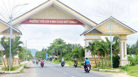 Thới Sơn bứt phá, hướng đến đô thị văn minh