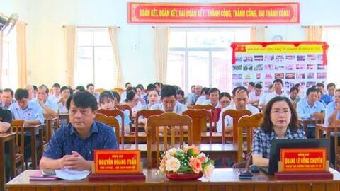 HĐND xã Nhơn Mỹ thông qua Nghị quyết số lượng biên chế sau sắp xếp