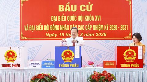 Chiều nay công bố danh sách trúng cử đại biểu Quốc hội khóa XVI