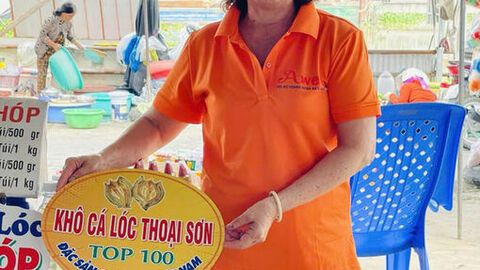 Giữ nghề khô cá lóc Thoại Sơn