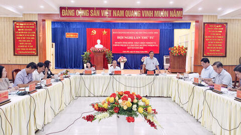 Hội nghị Ban Chấp hành Đảng bộ phường Châu Đốc lần thứ IV, nhiệm kỳ 2025 - 2030