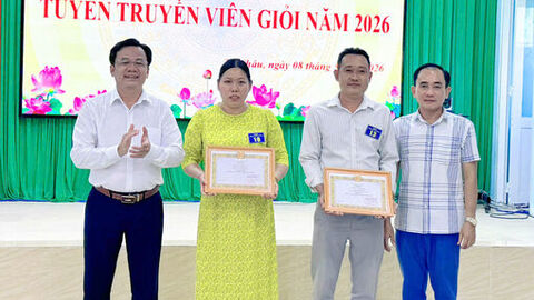 Phường Tô Châu tổ chức hội thi tuyên truyền viên giỏi năm 2026