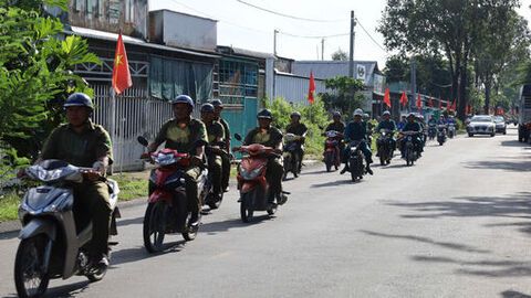 Xã Hòa Điền tổ chức lễ phát động hưởng ứng Ngày toàn dân phòng cháy, chữa cháy 