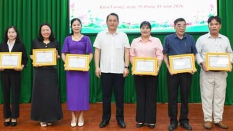 Kiên Lương: 100% tổ chức cơ sở Đảng hoàn thành tốt nhiệm vụ