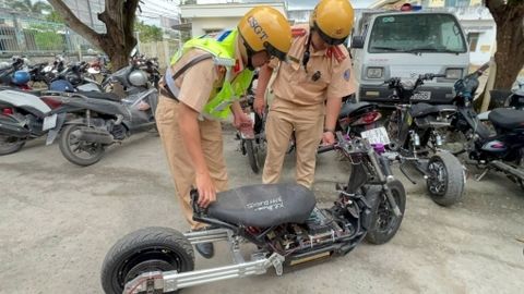 Ngăn chặn kịp thời nhóm thanh, thiếu niên tụ tập, chuẩn bị đua xe ở Tỉnh lộ 944 