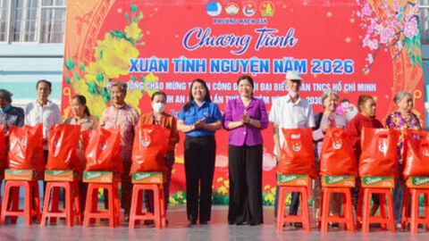 Đoàn phường Rạch Giá phát động Chương trình Xuân tình nguyện năm 2026 