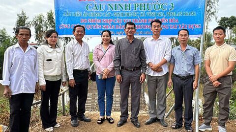 Xã Vĩnh Gia khởi công xây dựng cầu Ninh Phước 3