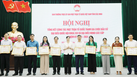 Bắc Ninh tổng kết công tác MTTQ tham gia bầu cử đại biểu Quốc hội khóa XVI và đại biểu HĐND các cấp