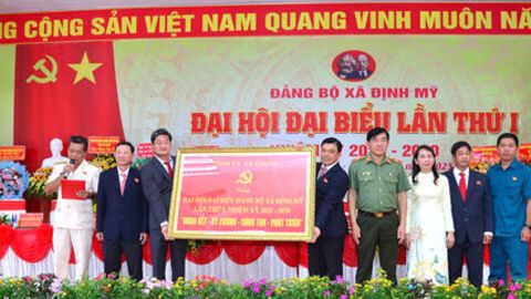 Định Mỹ phấn đấu hoàn thành tiêu chí xã nông thôn mới kiểu mẫu