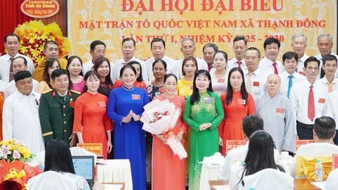 Một số xã tổ chức đại hội Mặt trận nhiệm kỳ 2025 - 2030 