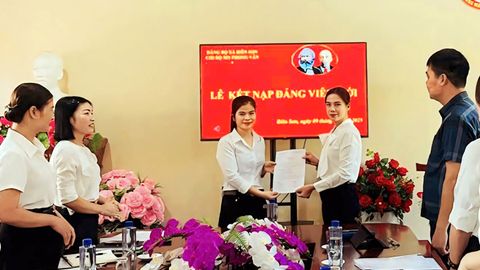 Đảng bộ xã Biên Sơn: Chủ động tạo nguồn, xây dựng đội ngũ đảng viên ở cơ sở