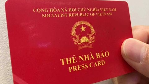 Gia hạn sử dụng Thẻ nhà báo kỳ hạn 2021-2025 đến hết ngày 31/3/2026