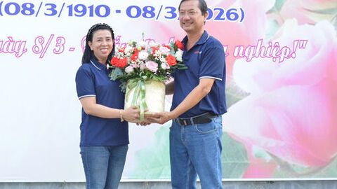 Công đoàn cơ sở Báo và Phát thanh - Truyền hình An Giang tổ chức hoạt động kỷ niệm 116 năm Ngày Quốc tế Phụ nữ 