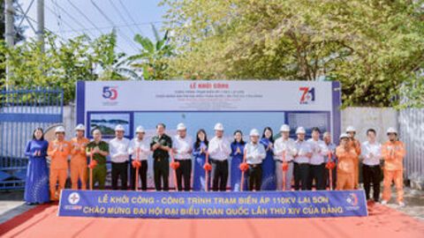 Khởi công Trạm Biến áp 110kV Lại Sơn