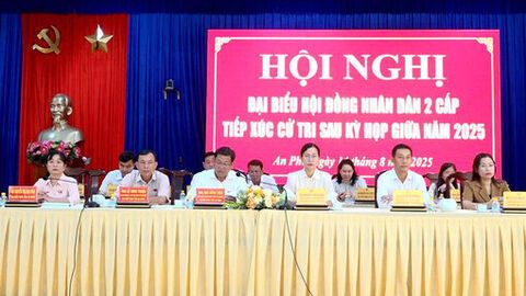 Đại biểu HĐND tỉnh An Giang tiếp xúc cử tri xã An Phú