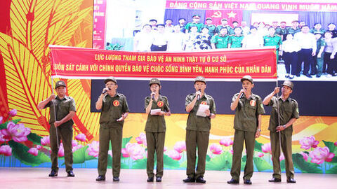An Giang tổ chức hội thi lực lượng tham gia bảo vệ an ninh, trật tự ở cơ sở giỏi lần thứ I 