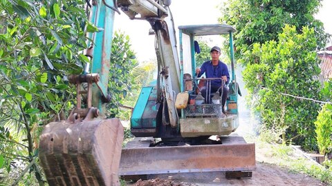 Vĩnh Thạnh Trung khởi công 2 dự án giao thông hơn 10,7 tỷ đồng