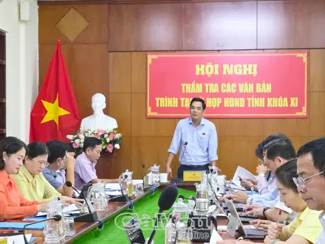 Đảm bảo chất lượng các báo cáo trình Kỳ họp thứ 4 HĐND tỉnh