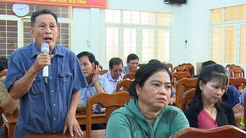 Đại biểu HĐND hai cấp tiếp xúc cử tri xã Nhơn Mỹ
