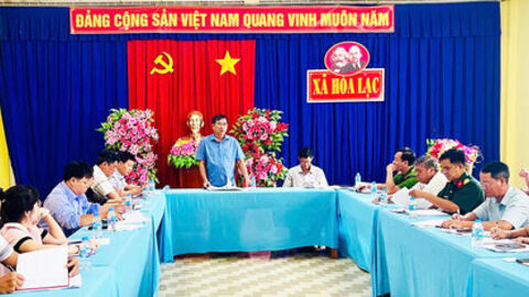 Hòa Lạc sơ kết tình hình phát triển kinh tế - xã hội 6 tháng đầu năm 2026
