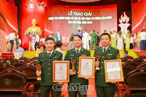 Bộ Ðội Biên Phòng Cà Mau - Đơn vị tiêu biểu trong cuộc thi chính luận