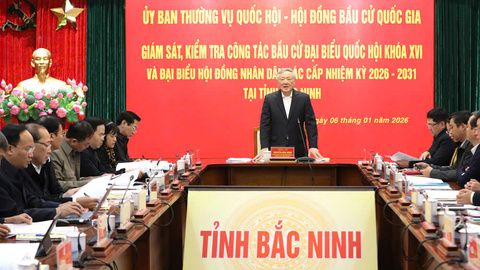 Phó Thủ tướng Thường trực Chính phủ Nguyễn Hòa Bình giám sát, kiểm tra công tác chuẩn bị bầu cử tại Bắc Ninh