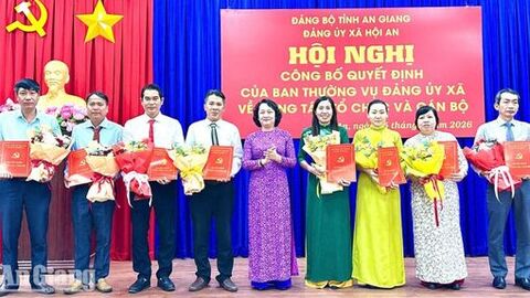 Hội An thành lập 8 chi bộ trực thuộc Đảng ủy xã