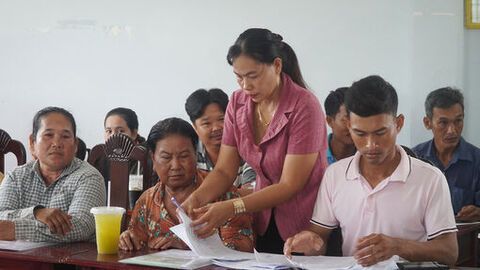 Hòa giải giữ bình yên xóm, ấp