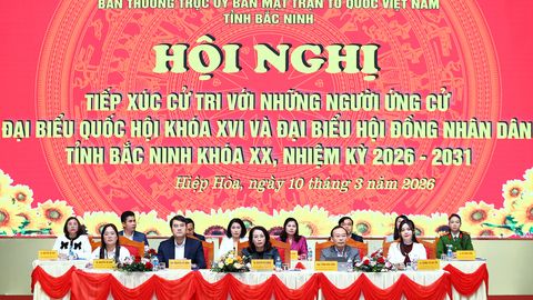 Ứng cử viên đại biểu Quốc hội và đại biểu HĐND tỉnh tiếp xúc cử tri tại đơn vị bầu cử số 2 và số 7