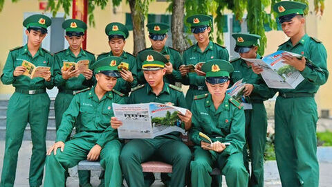 Sôi nổi Ngày Sách và Văn hóa đọc trong Bộ đội Biên phòng tỉnh An Giang