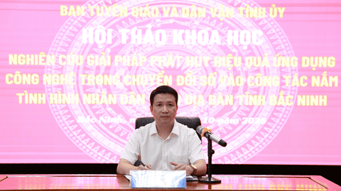 Bắc Ninh: Ứng dụng công nghệ số trong công tác nắm tình hình Nhân dân