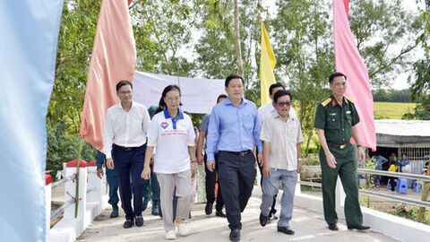 Tài trợ xây dựng 3 cầu giao thông nông thôn tại hai xã Hòn Đất và Hòa Điền 