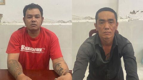 Công an phường Rạch Giá bắt quả tang hai đối tượng trộm cắp dây điện