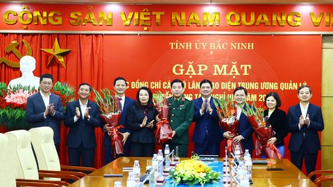 Tỉnh ủy Bắc Ninh gặp mặt các đồng chí cán bộ lãnh đạo diện Trung ương quản lý chuyển công tác, nghỉ hưu năm 2025