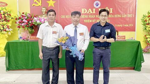 Đại hội Chi hội Bảo trợ bệnh nhân nghèo xã Hòa Hưng, nhiệm kỳ 2026 - 2031