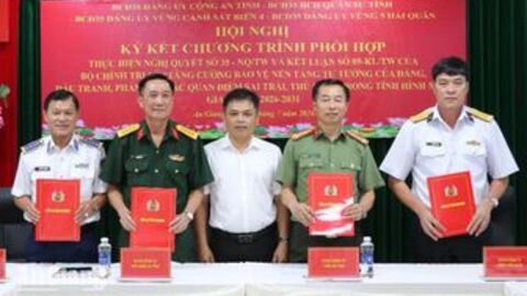 4 lực lượng ký kết phối hợp bảo vệ nền tảng tư tưởng của Đảng