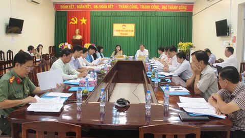 Chuẩn bị tổ chức Đại hội đại biểu Ủy ban MTTQ Việt Nam, các tổ chức chính trị - xã hội, các hội quần chúng tỉnh An Giang