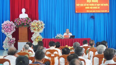 Đại biểu Quốc hội tỉnh An Giang tiếp xúc cử tri tại xã Vĩnh Trạch