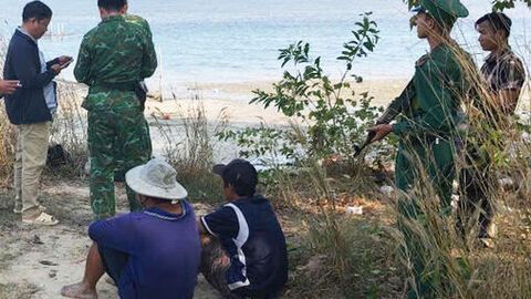 Phát hiện phương tiện bơm hút cát trái phép ở Phú Quốc