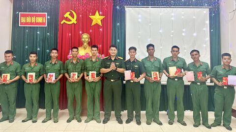 Vui Tết Chôl Chnăm Thmây cùng chiến sĩ vùng biên 