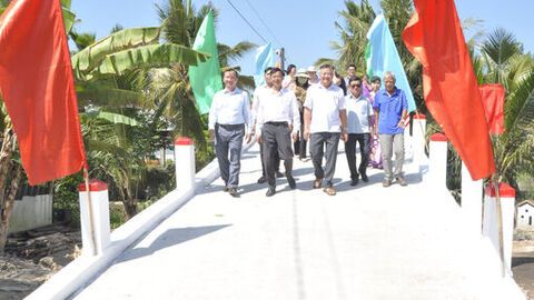 Thạnh Hưng khánh thành cầu Kênh Chuối Nước