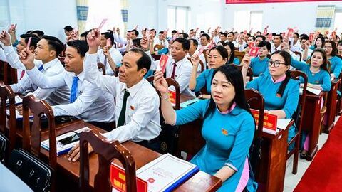 Đại hội đại biểu Đảng bộ xã Vĩnh Hòa thống nhất 19 chỉ tiêu phát triển 