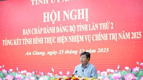 An Giang: 24/26 chỉ tiêu chủ yếu kinh tế - xã hội đạt và vượt nghị quyết năm 2025