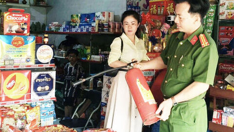 Hòa Điền tổng kết công tác phòng cháy, chữa cháy và cứu nạn, cứu hộ 