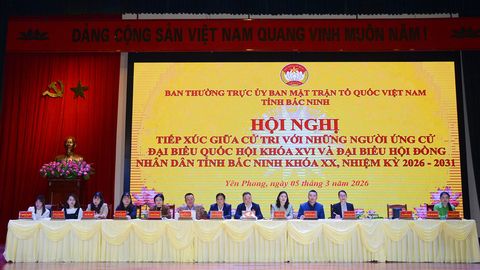 Ứng cử viên đại biểu Quốc hội và đại biểu HĐND tỉnh tiếp xúc cử tri tại đơn vị bầu cử số 5 và 15